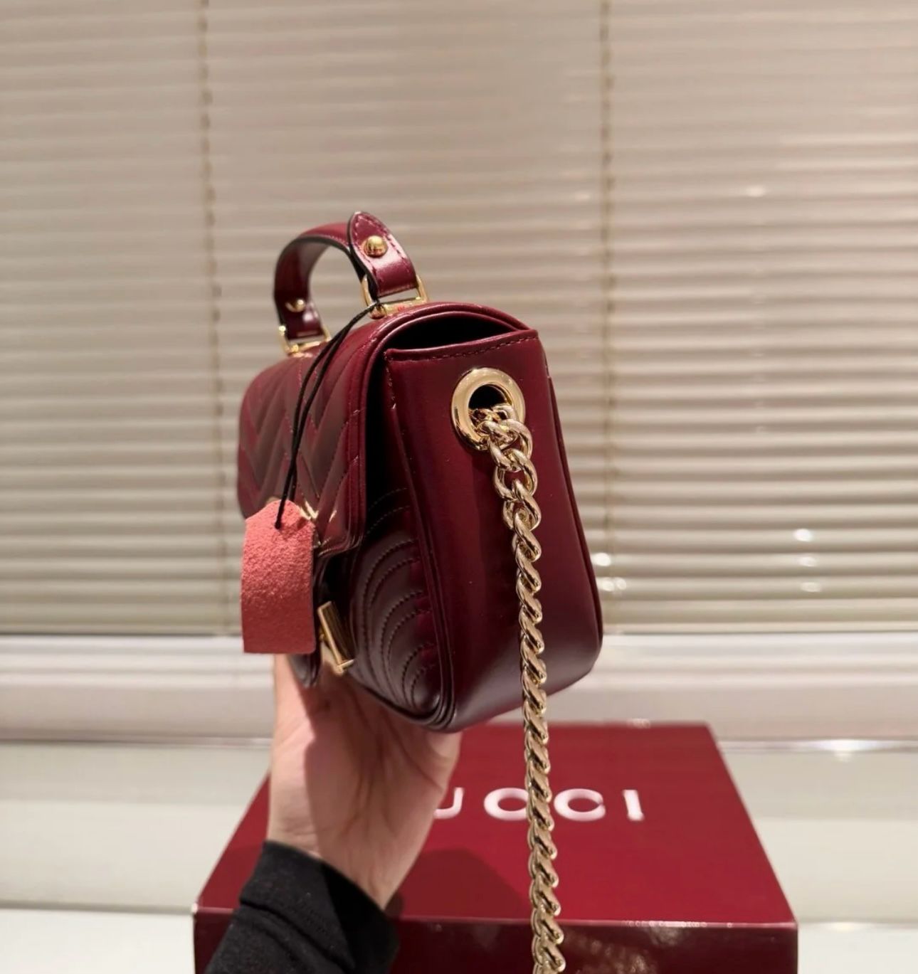 Gucci GG Marmont mini top handle bag