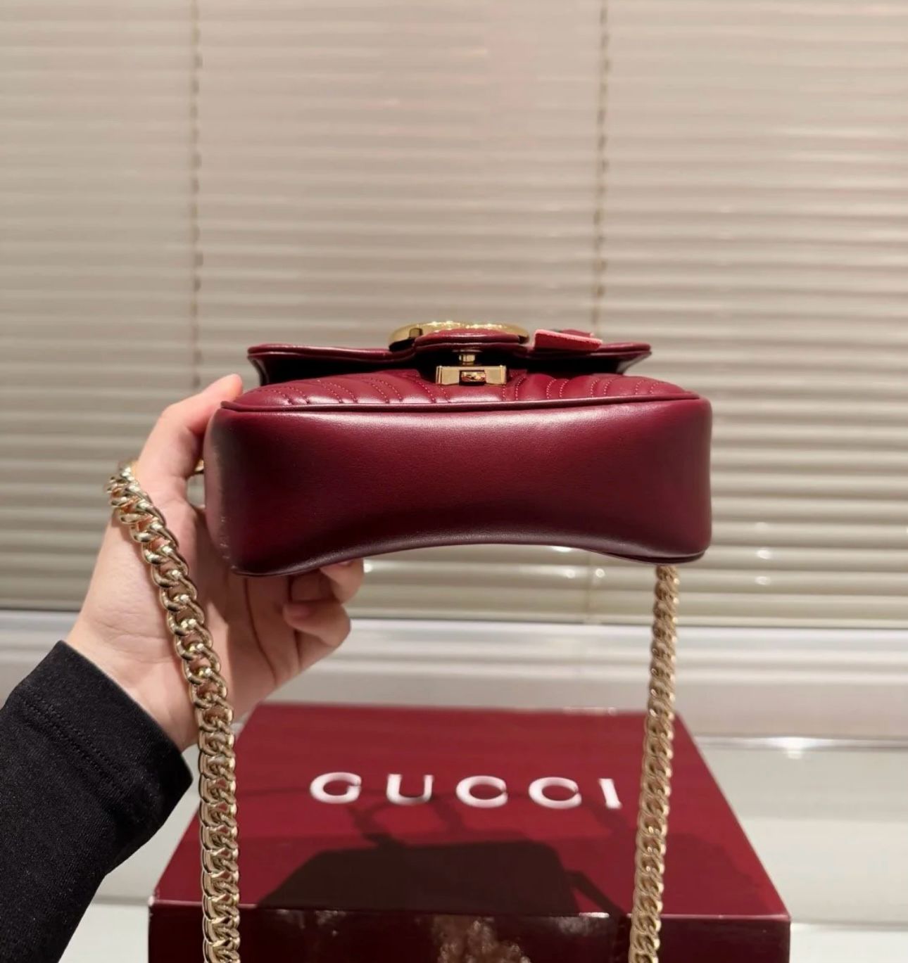 Gucci GG Marmont mini top handle bag