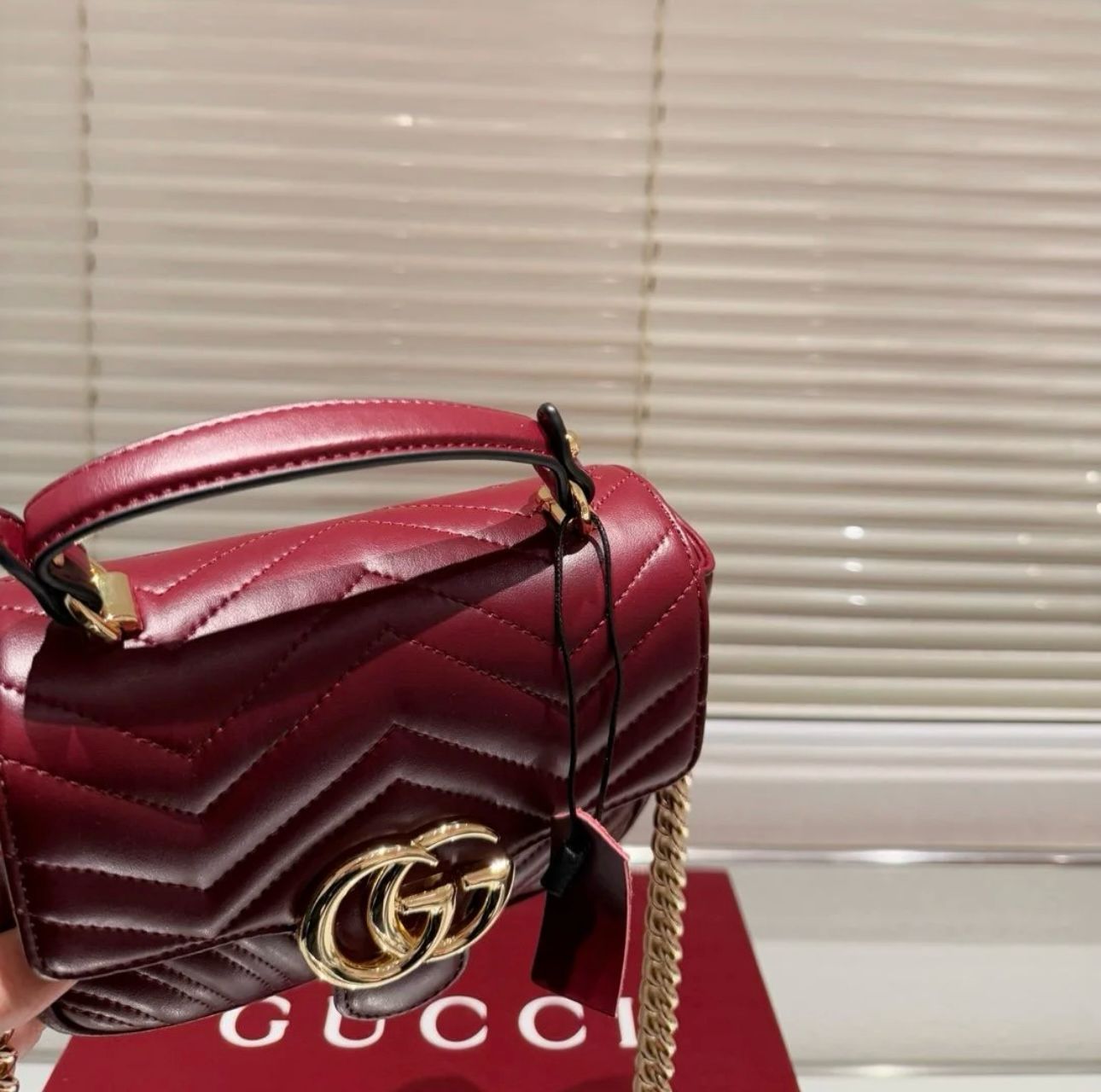 Gucci GG Marmont mini top handle bag